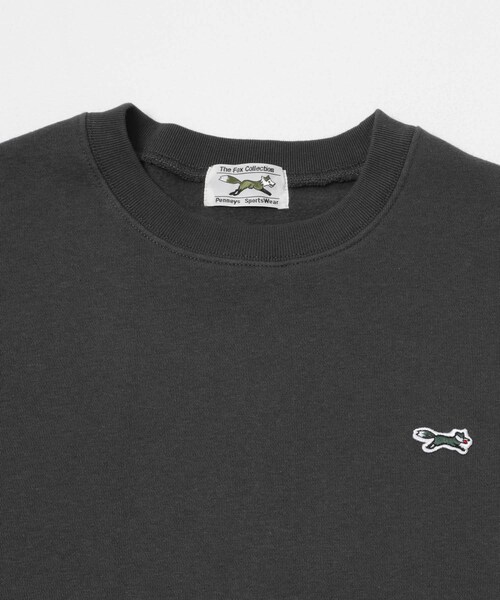 URBAN RESEARCH DOORS（アーバンリサーチドアーズ）の「『別注』PENNEYS×DOORS　THE FOX クルーネックスウェット（スウェット・メンズ・ASH GRAY/CHARCOAL/GREEN/BLUE・M/L/XL）」の11枚目の写真