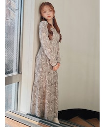 RESEXXY | フェイクレザーポイントマーメイドワンピース(ワンピース)