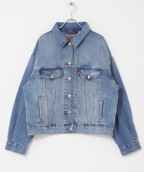 URBAN RESEARCH DOORS（アーバンリサーチドアーズ）の「LEVI’S　90S トラッカー（デニムジャケット・レディース・ライトブルー/ブラック・S）」の18枚目の写真