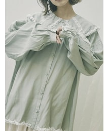 merry jenny | lusterフリルレースチュニック(シャツ/ブラウス)