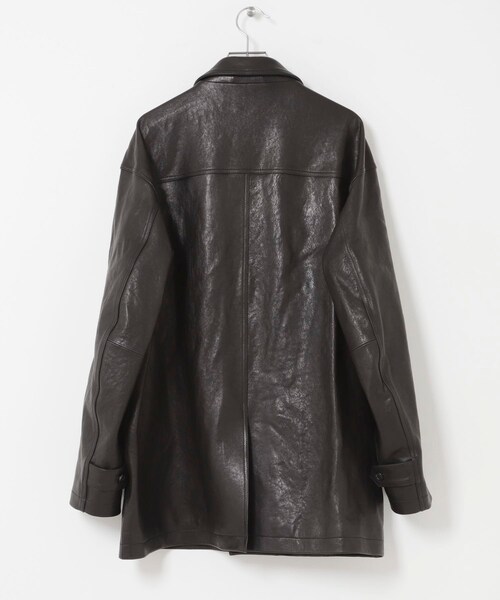 URBAN RESEARCH（アーバンリサーチ）の「『一部別注サイズ』ANOTHER OFFICE　LEATHER CAR COAT（その他アウター・メンズ・BLACK・1/2/3）」の10枚目の写真