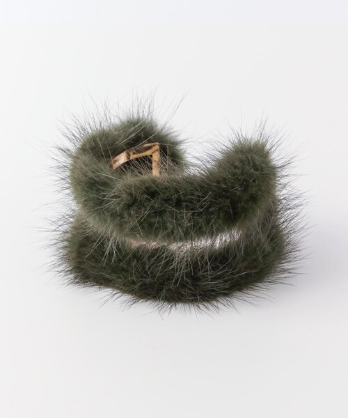 RODE SKO（ロデスコ）の「ダブルファーバングル∴（ブレスレット・レディース・WINE/BROWN/GREEN・FREE）」の10枚目の写真