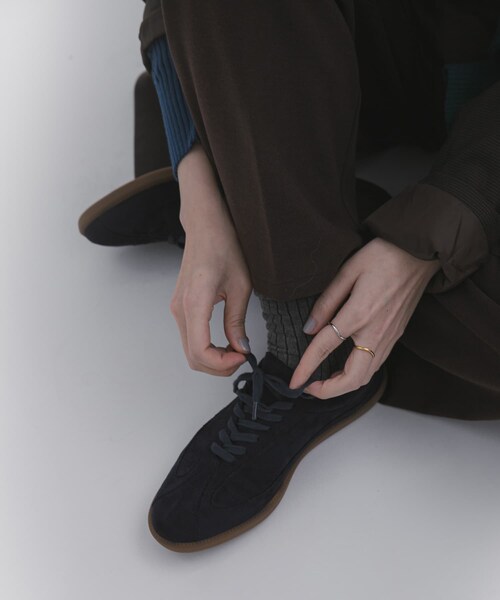 SENSE OF PLACE by URBAN RESEARCH(センスオブプレイスバイアーバンリサーチ)の「ジャーマントレーナースニーカー(スニーカー・レディース・CAMEL/NAVY/BROWN・S/M/L)」の7枚目の写真