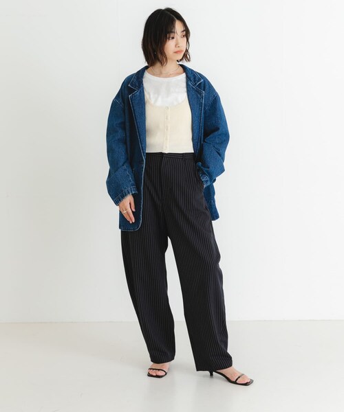 URBAN RESEARCH(アーバンリサーチ)の「『UR TECH』メランジコットンベスト(ベスト・レディース・PINK/OFF/BLUE・FREE)」の12枚目の写真
