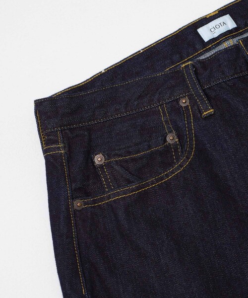 URBAN RESEARCH(アーバンリサーチ)の「『別注』CIOTA×URBAN RESEARCH STRAIGHT 5 POCKET PANTS(デニムパンツ・メンズ・DARK NAVY・30/32/34)」の13枚目の写真
