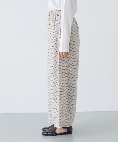 かぐれ（カグレ）の「maison de soil　BLOCK PRINT EASY PANTS（その他パンツ・レディース・LT BEIGE・2）」の12枚目の写真