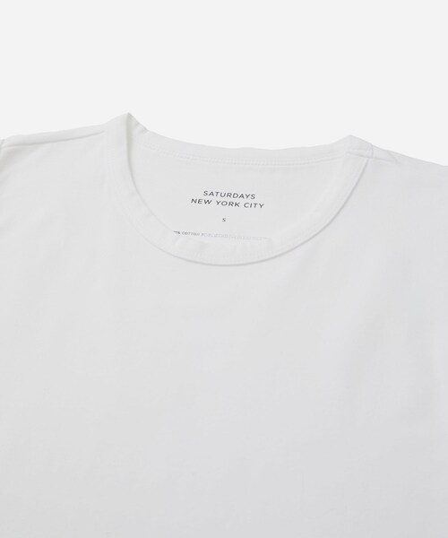 Saturdays NYC（サタデーズ ニューヨークシティ ）の「Martha Muscle Tank Top（タンクトップ・レディース・ホワイト/ネイビー/パープル・M/S）」の9枚目の写真