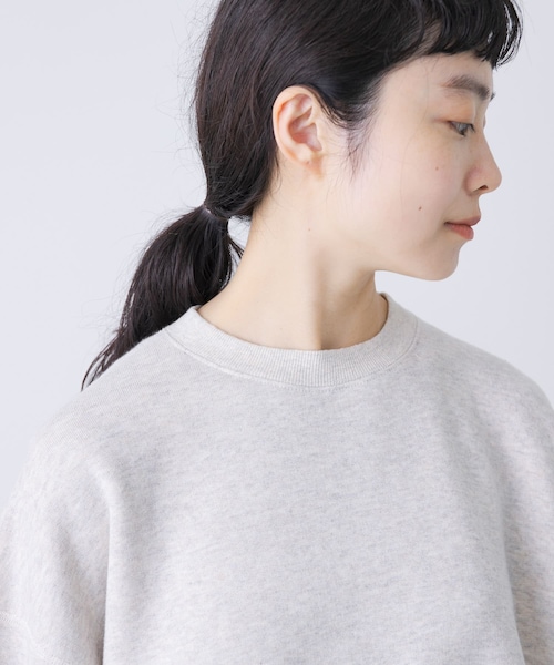 かぐれ（カグレ）の「『2サイズ展開』コットンリヨセルスウェットプルオーバー（スウェット・レディース・L/GRAY/NAVY・0/1）」の14枚目の写真