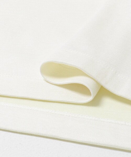 THE GOODLAND MARKET（ザグッドランドマーケット）の「armi　[Smart] MERINO-WOOL CREW NECK TEE（Tシャツ/カットソー・メンズ・WHITE・3/4/5）」の8枚目の写真