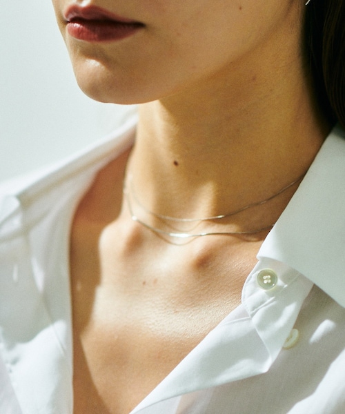 ROPE'(ロペ)の「【Mimi】R(ロペ アール)PT ベネチアン45チェーンショートネックレス(ネックレス・レディース・シルバー系・F)」の8枚目の写真