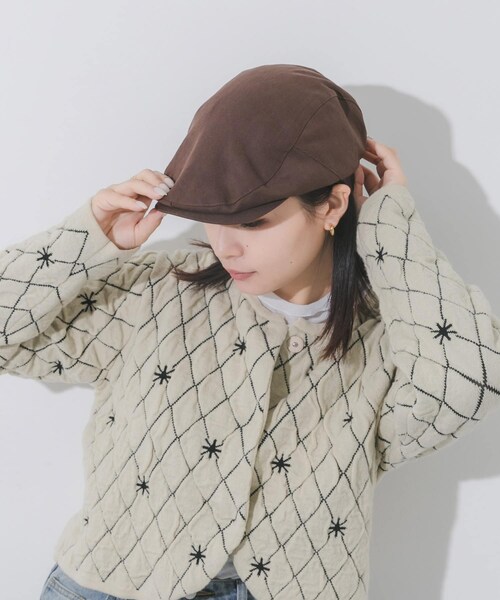 SMELLY（スメリー）の「ドロストハンチング（ハンチング/ベレー帽・レディース・BRN/BLK・-）」の19枚目の写真