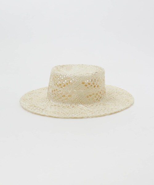 SENSE OF PLACE by URBAN RESEARCH(センスオブプレイスバイアーバンリサーチ)の「スカシアミハット(キャップ・レディース・BROWN/IVORY/BLACK・One)」の8枚目の写真