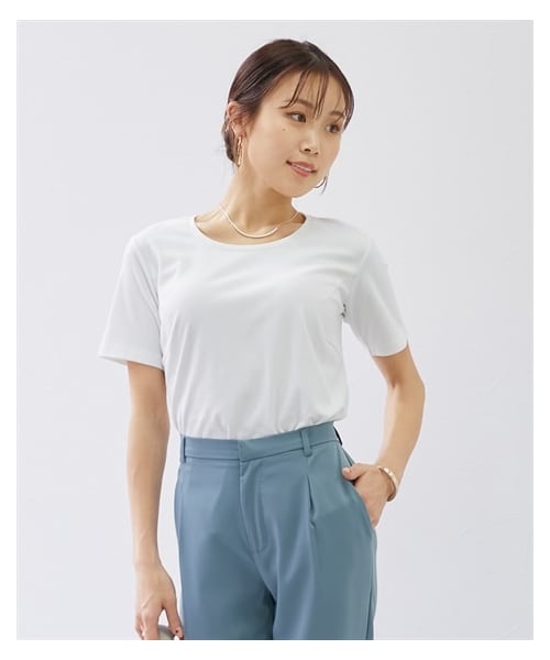 nissen（ニッセン）の「【大きい胸専用】ナチュラルラインクルーネック