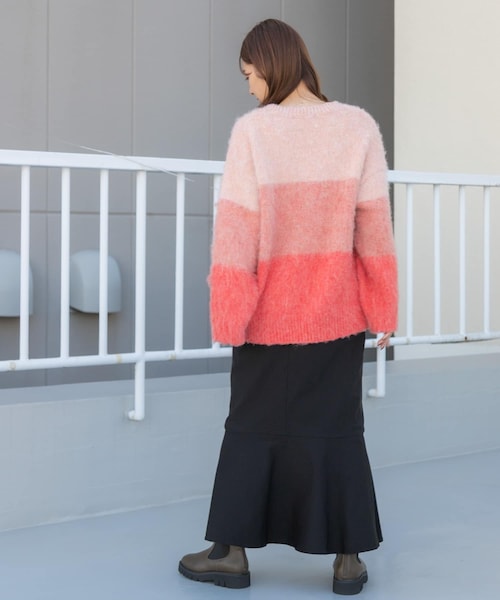 SENSE OF PLACE by URBAN RESEARCH(センスオブプレイスバイアーバンリサーチ)の「ストレッチハイウエストマーメイドスカート(スカート・レディース・GREEN/BLACK/GREIGE/MOCHA・XS/S/M/L/TALL)」の13枚目の写真