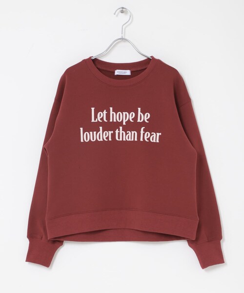 URBAN RESEARCH Sonny Label（アーバンリサーチサニーレーベル）の「メッセージロゴスウェットプルオーバー（スウェット・レディース・チャコール/オートミール/チェリーブラウン・Free）」の21枚目の写真