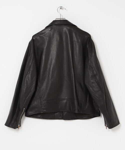 URBAN RESEARCH（アーバンリサーチ）の「PORTER CLASSIC　PC RIDERS JACKET W（ライダースジャケット・メンズ・BLACK・L/XL）」の7枚目の写真