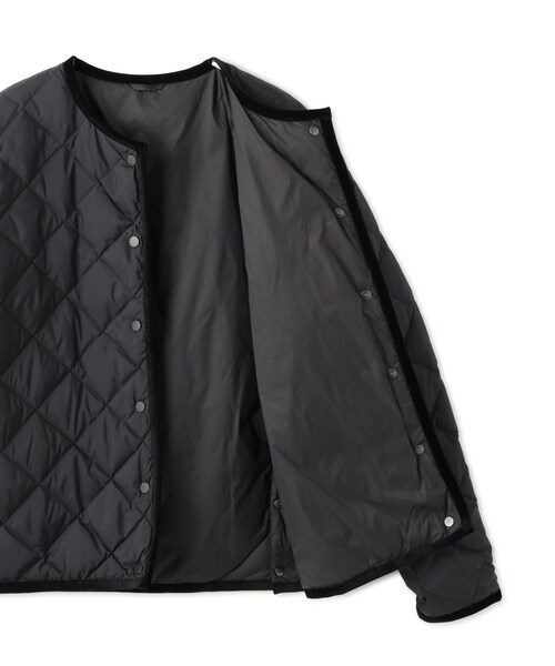 ROPE'（ロペ）の「【TAION×LIMONTA×ROPE'トリプルコラボ】クルーネックショートダウンジャケット（ダウンジャケット/コート・レディース・ベージュ/ネイビー・36/38）」の22枚目の写真