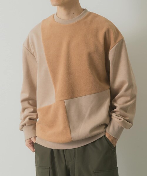 ITEMS URBANRESEARCH(アイテムズ アーバンリサーチ)の「裏フリースF.S.クレイジープルオーバー(その他トップス・メンズ・L.BEG/MOC/OLV/BLK・M/L)」の14枚目の写真