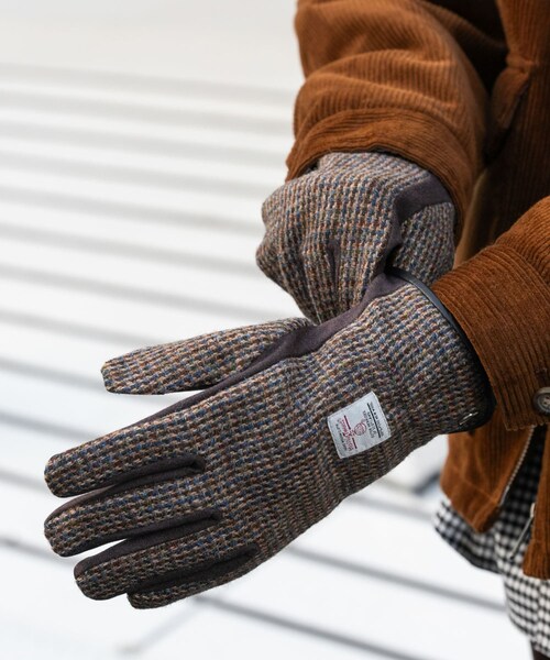 URBAN RESEARCH Sonny Label（アーバンリサーチサニーレーベル）の「HARRIS TWEEDグローブ（ベルト・メンズ・チャコール/ネイビー/ブラウン・One）」の7枚目の写真