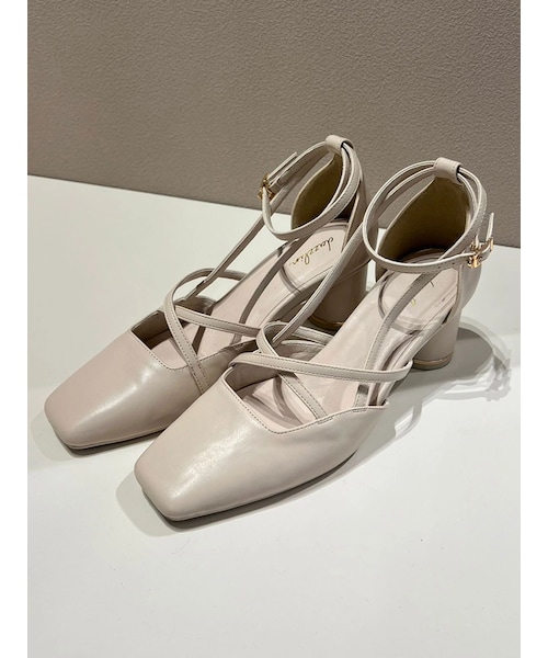 dazzlin（ダズリン）の「アートストラップサンダル（サンダル・レディース・アイボリー/ブラック・M/L）」の2枚目の写真