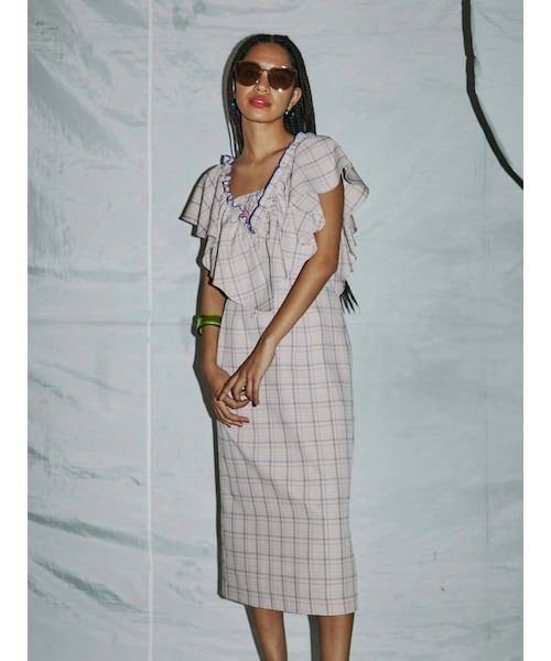 PAMEO POSE（パメオポーズ）の「2way Plaid Dress（ワンピース）」 - WEAR