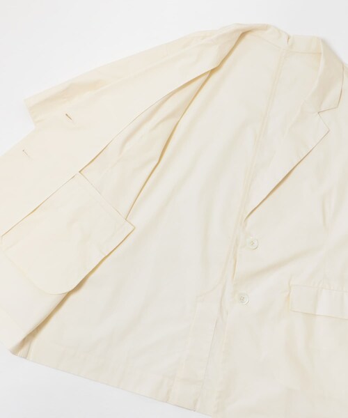 URBAN RESEARCH（アーバンリサーチ）の「コットンハーフスリーブジャケット（テーラードジャケット・レディース・IVORY/BLACK・FREE）」の12枚目の写真