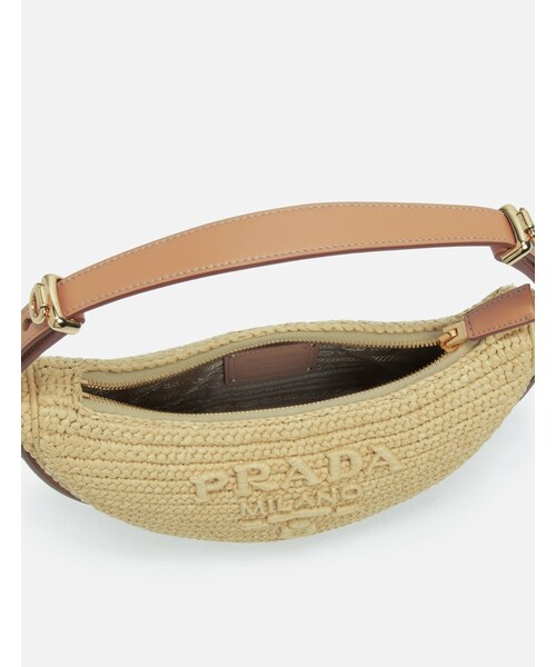 PRADA（プラダ）の「Prada Arqué Crochet Shoulder Bag（その他・レディース・Natural）」の5枚目の写真