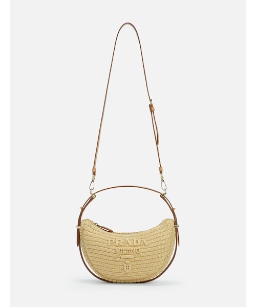 PRADA（プラダ）の「Prada Arqué Crochet Shoulder Bag（その他・レディース・Natural）」の4枚目の写真
