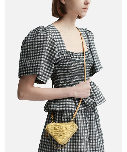 PRADA（プラダ）の「Crochet Mini-pouch（その他・レディース・Natural）」の7枚目の写真
