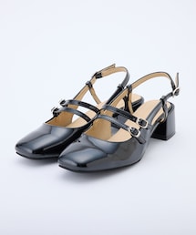 one after another NICE CLAUP | ダブルストラップパンプス(パンプス)