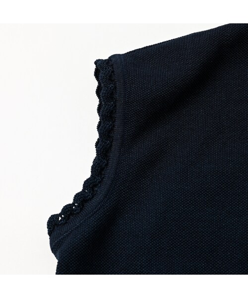 45R(フォーティファイブアール)の「カノコニットソーのMキャミ(インディゴ)(トップス・レディース・73-R45 濃/93-45 濃・00-M/04-XL)」の9枚目の写真