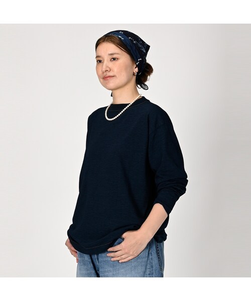 新品未使用45R 天竺の908オーシャンTシャツ　生成　長袖 45R天竺の908長袖オーシャンTシャツ: WOMEN｜45R