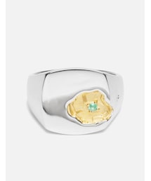 Mined Ring Large Emerald