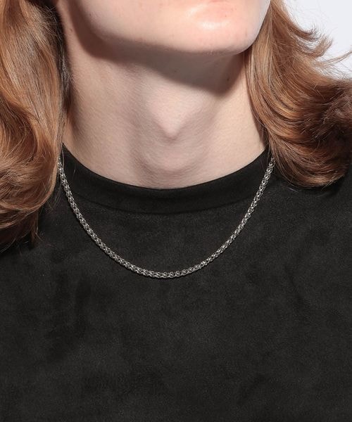HARE(ハレ)の「ステンレスチェーンネックレス(アクセサリー・メンズ・シルバー系その他11/シルバー系その他12・FREE)」の9枚目の写真