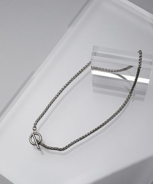 HARE(ハレ)の「ステンレスチェーンネックレス(アクセサリー・メンズ・シルバー系その他11/シルバー系その他12・FREE)」の2枚目の写真