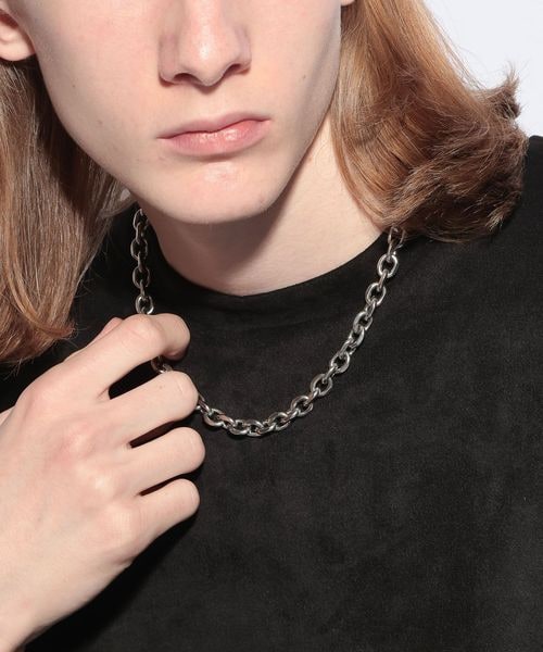 HARE(ハレ)の「ステンレスチェーンネックレス(アクセサリー・メンズ・シルバー系その他11/シルバー系その他12・FREE)」の5枚目の写真