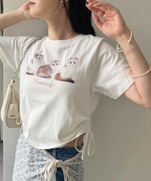 one after another NICE CLAUP | サイドドロストTee/9色展開/WEB限定カラーあり(Tシャツ/カットソー)