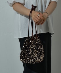 COLONY 2139 | スパンコール巾着2wayバッグ(ショルダーバッグ)