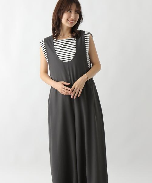 LEPSIM（レプシィム）の「Uネックサイドタックサロペ（）」 - WEAR