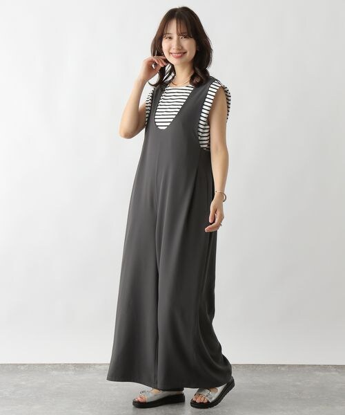 LEPSIM（レプシィム）の「Uネックサイドタックサロペ（）」 - WEAR