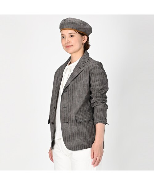 45R（フォーティファイブアール）の「撚杢コットンツイードの908