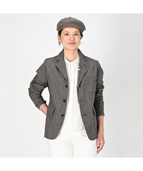 45R（フォーティファイブアール）の「撚杢コットンツイードの908