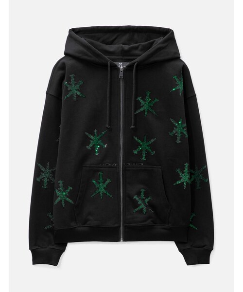 UNKNOWN.(アンノウン)の「Black / Green Dagger Embroidery Hoodie(その他・メンズ・Black, Green・S/M/L/XL)」の1枚目の写真