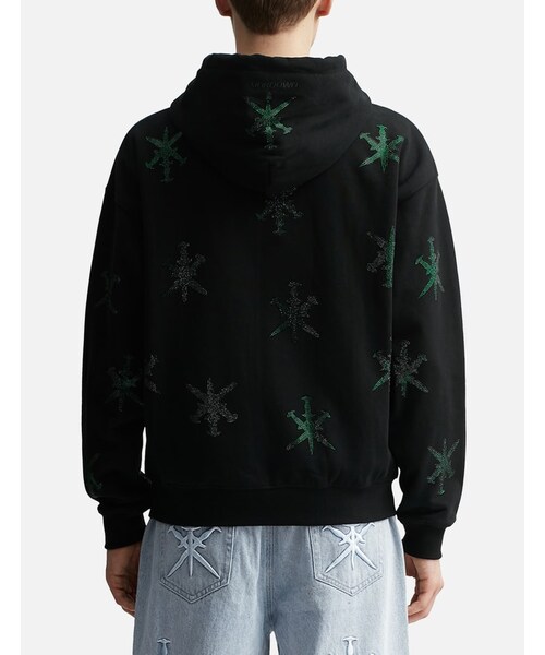 UNKNOWN.(アンノウン)の「Black / Green Dagger Embroidery Hoodie(その他・メンズ・Black, Green・S/M/L/XL)」の4枚目の写真