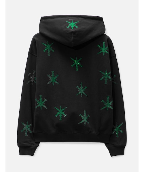 UNKNOWN.(アンノウン)の「Black / Green Dagger Embroidery Hoodie(その他・メンズ・Black, Green・S/M/L/XL)」の2枚目の写真