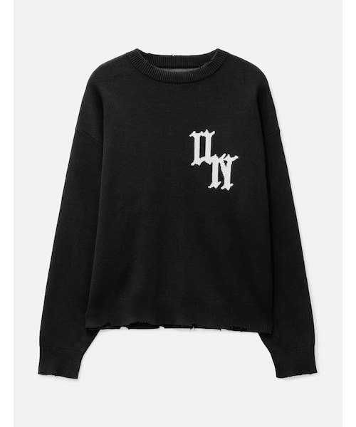 UNKNOWN.(アンノウン)の「Cross Logo Knit(その他・メンズ・Black・S/M/L/XL)」の1枚目の写真