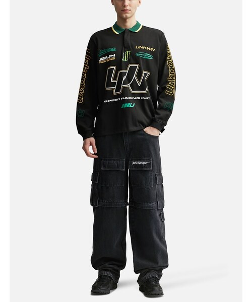 UNKNOWN.(アンノウン)の「Racing Longsleeve Polo(その他・メンズ・Black・S/M/L/XL)」の7枚目の写真