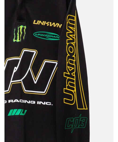 UNKNOWN.(アンノウン)の「Racing Longsleeve Polo(その他・メンズ・Black・S/M/L/XL)」の4枚目の写真
