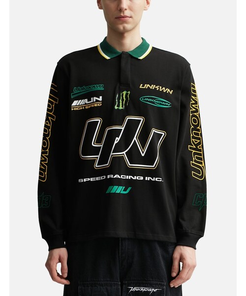 UNKNOWN.(アンノウン)の「Racing Longsleeve Polo(その他・メンズ・Black・S/M/L/XL)」の5枚目の写真