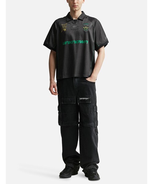 UNKNOWN.(アンノウン)の「Black Monogram Football Shirt(その他・メンズ・Black・S/M/L/XL)」の5枚目の写真